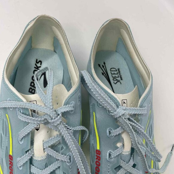 Brooks ELMN8 7 Running Track Shoes Unisex Mens 13 Blue Lightweight Track & Field - Picture 4 of 10